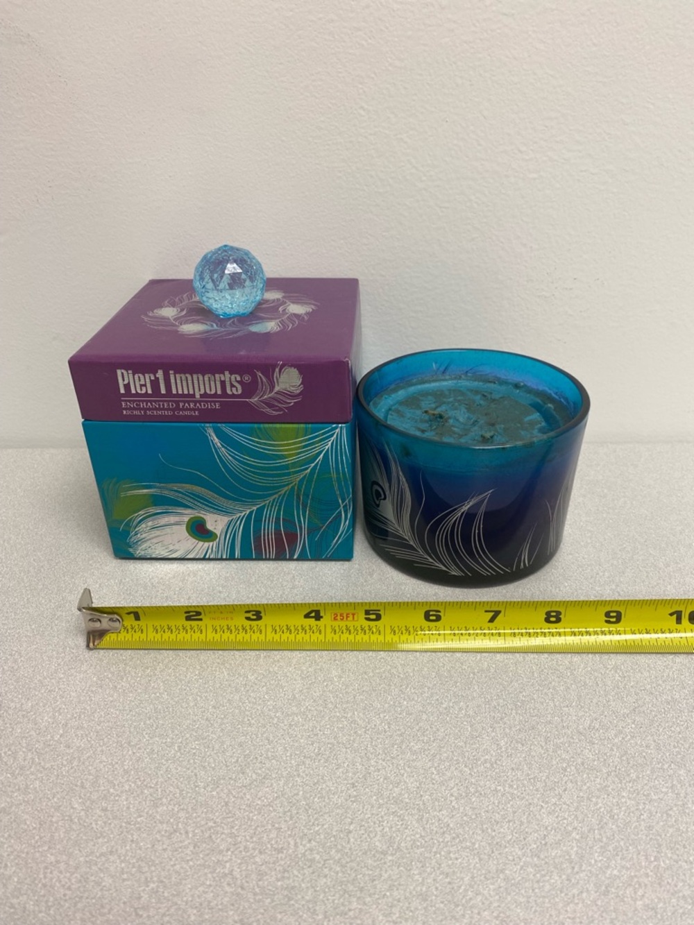 Pier One Imports Peacock Candle Enchanted Paradise Fragrance 11 Oz